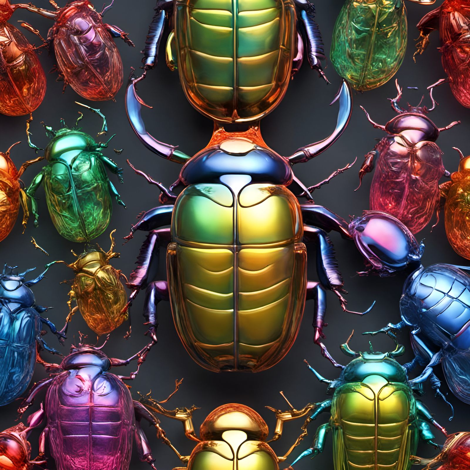 A Blown Glass Scarab Beetle (Continued)