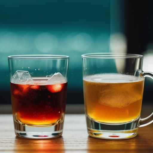A couple of glasses of alcohol