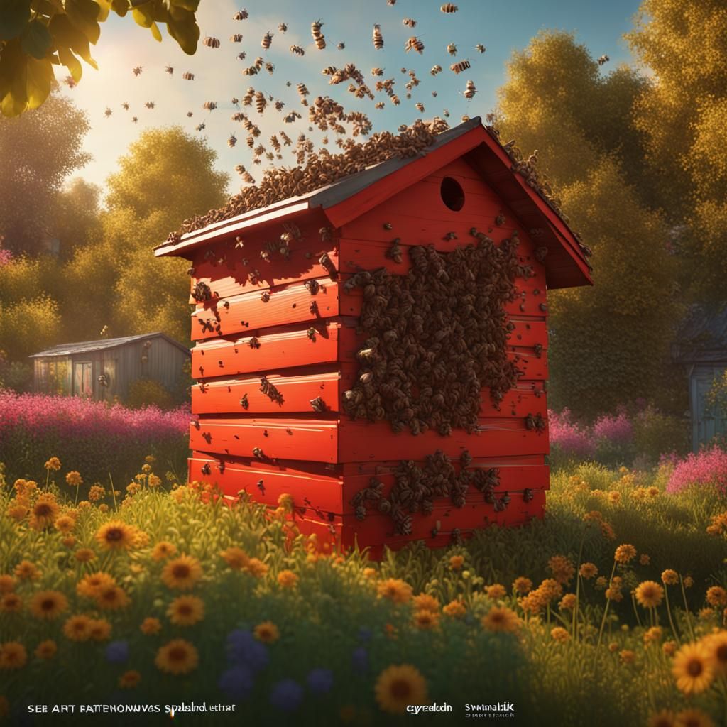 Bee apiary