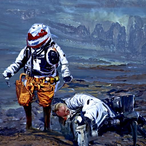 Neil Armstrong accidentally gets left on the moon forever