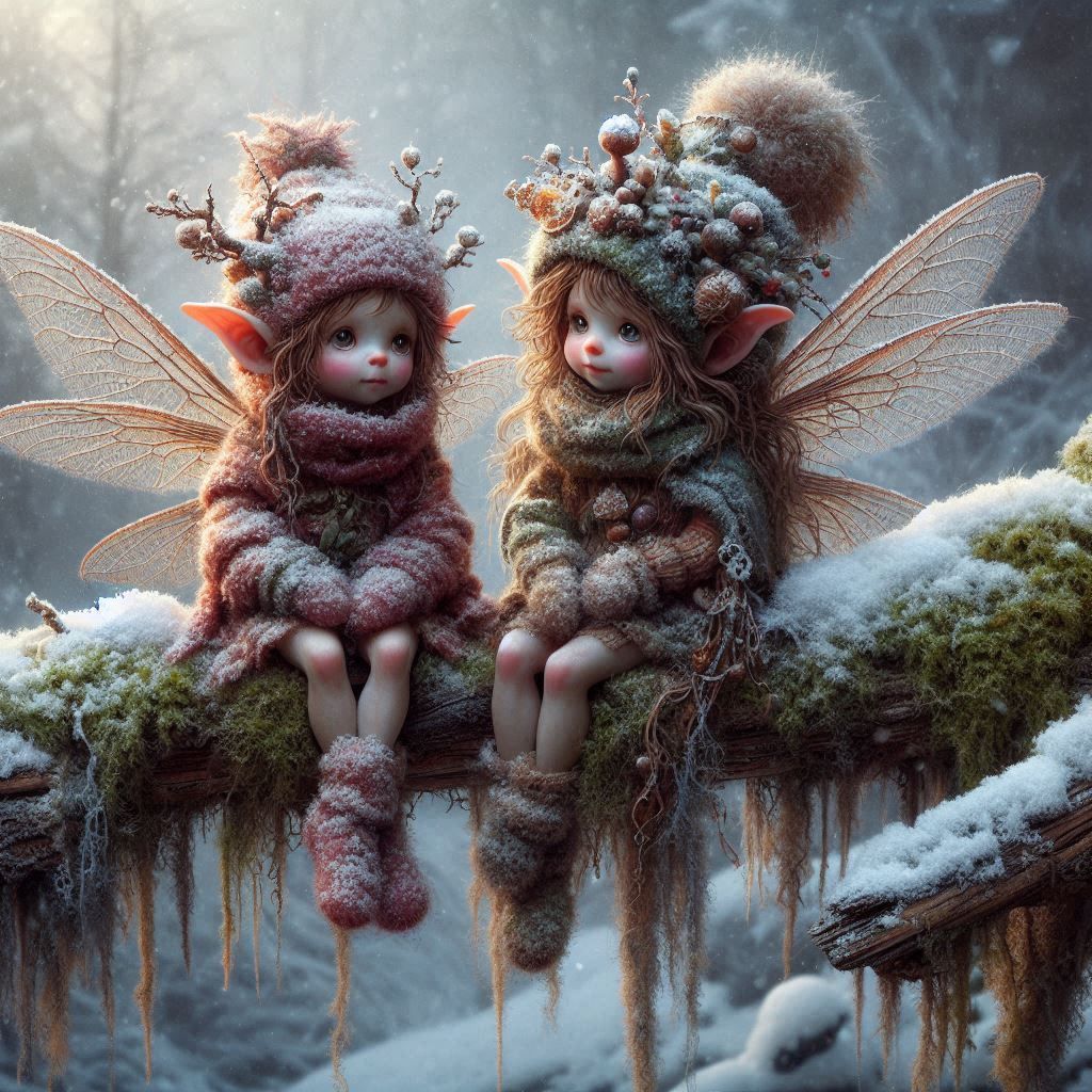 Little Fairies in the snow 2