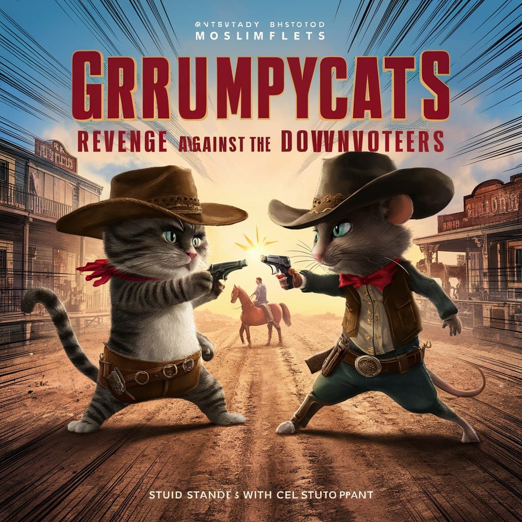 Grumpy cats Revenge against the Downvoters!  by @Zoey