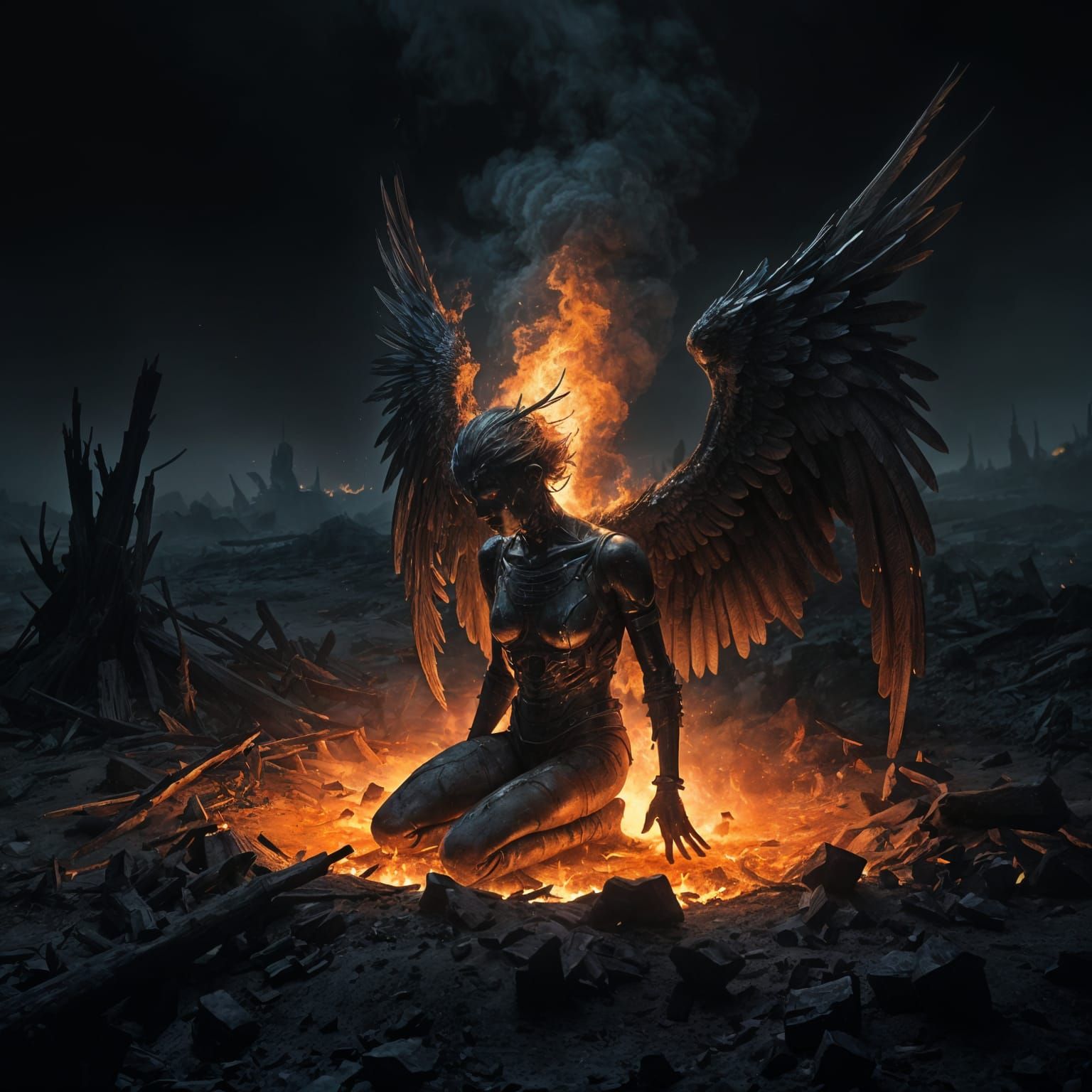 Fallen Angel  by @Mike Ritchie