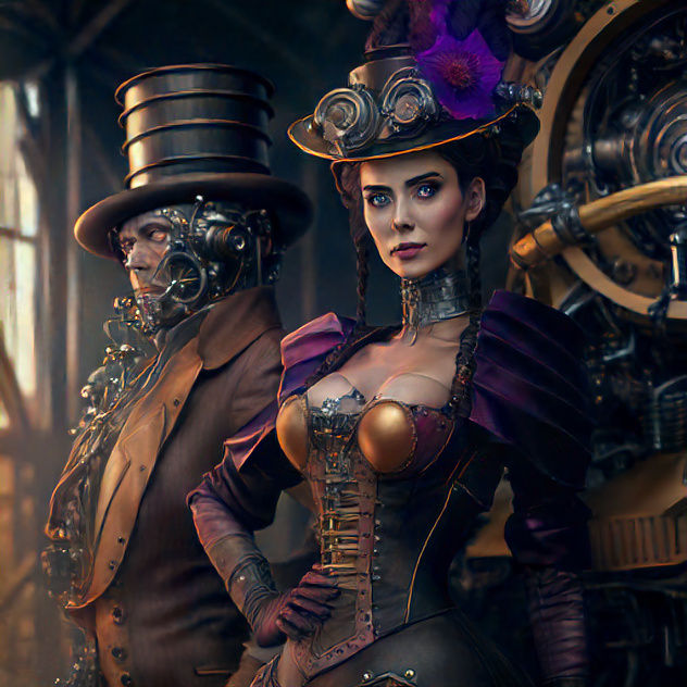 Biomechanical steampunk thieves