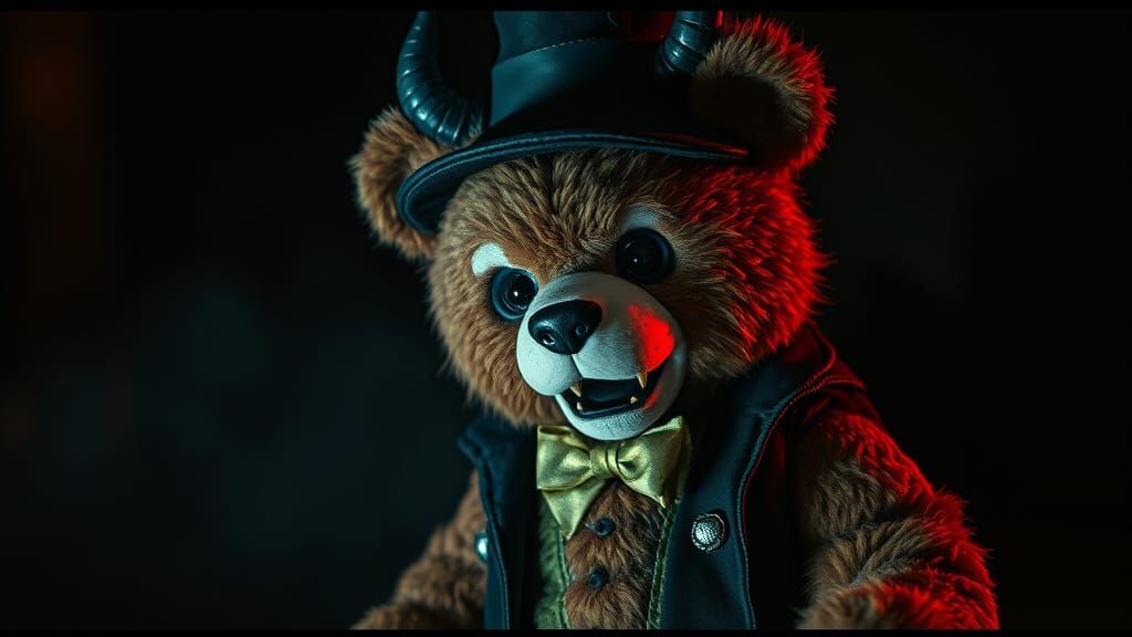 teddy bear horror  by @Bill
