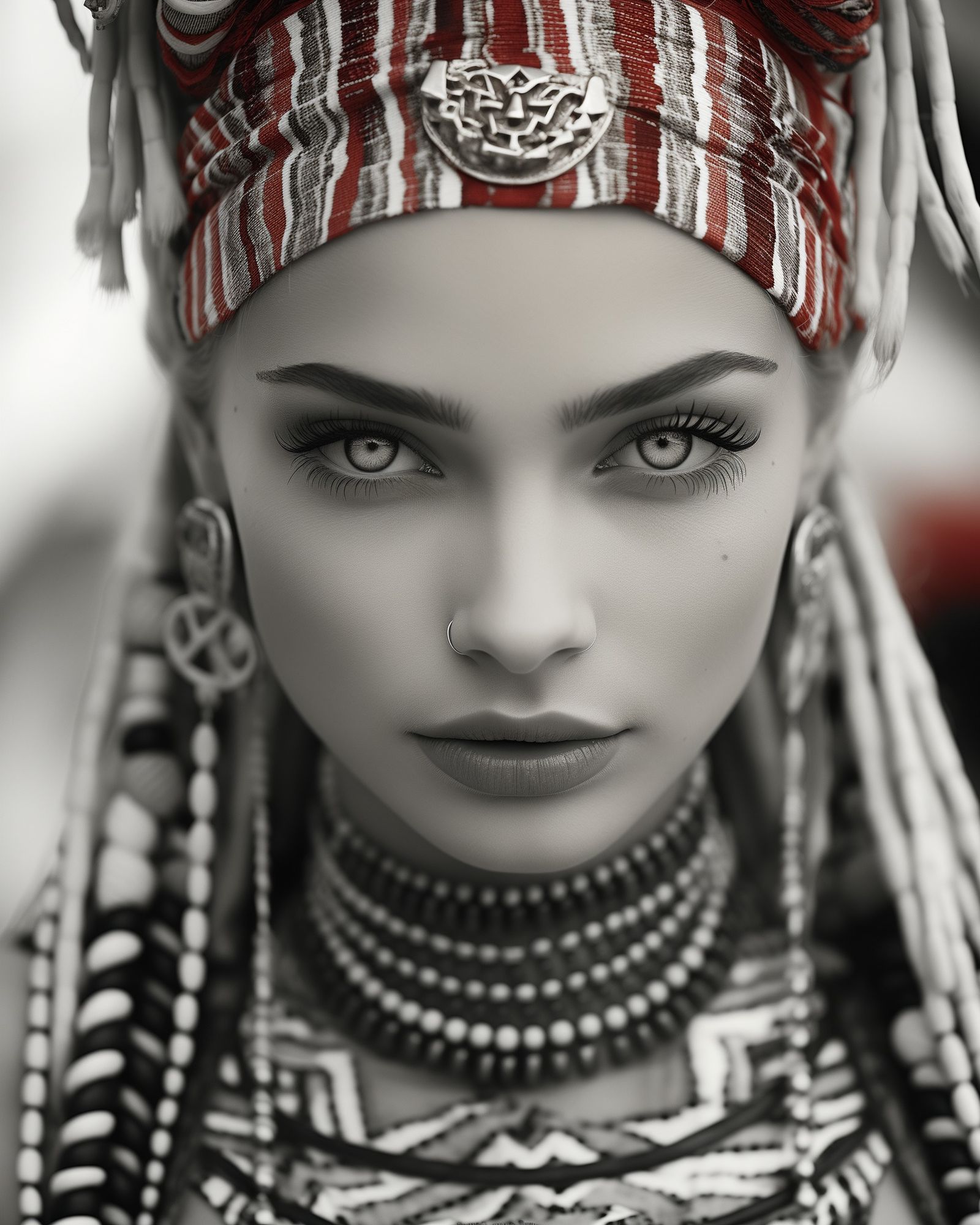 The piercing look