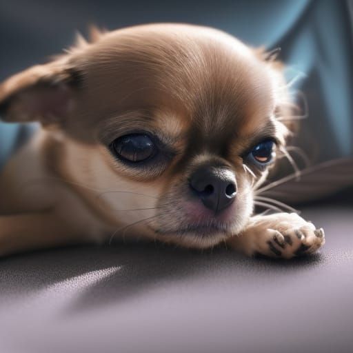 Sleepy Chi pupper