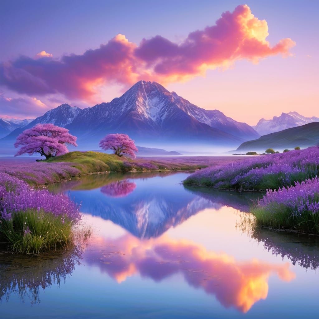 💗Reflets de Sérénité sur le Mont Rose 💗