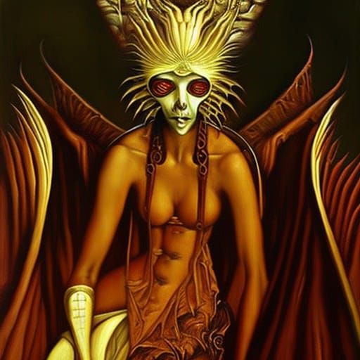 "Sweet Dreams" epic neo-primitivism horror masterpiece by Am...