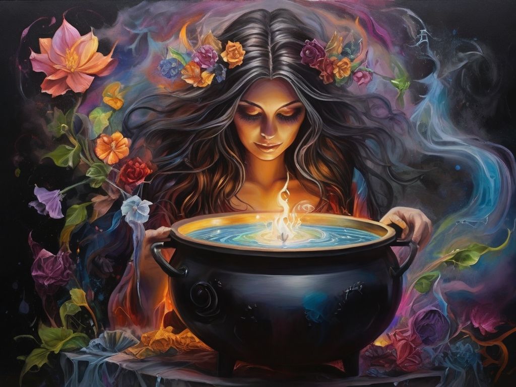 Making magical flowers