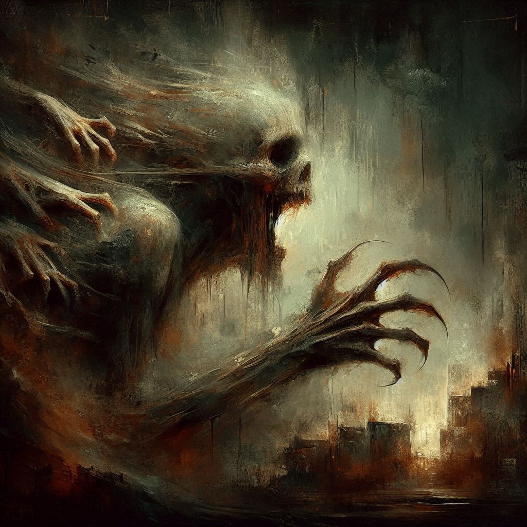 The dark thoughts, the horrors, the hates, the fears, are no...