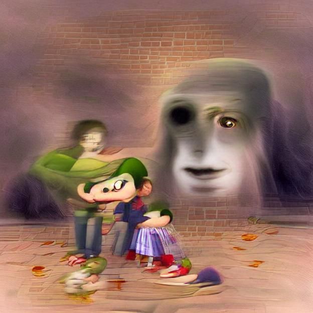 A haunting image