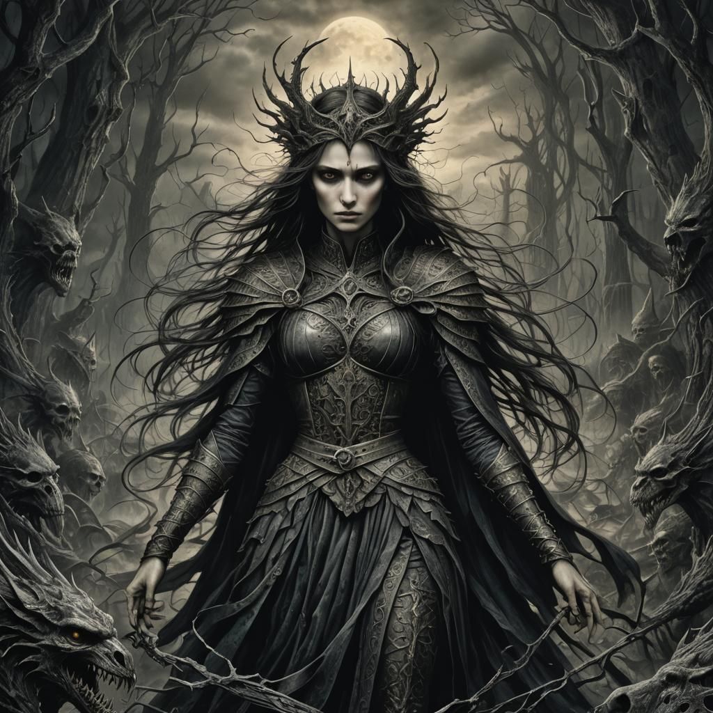 “She was fury, she was wrath, she was vengeance” epic dark f...
