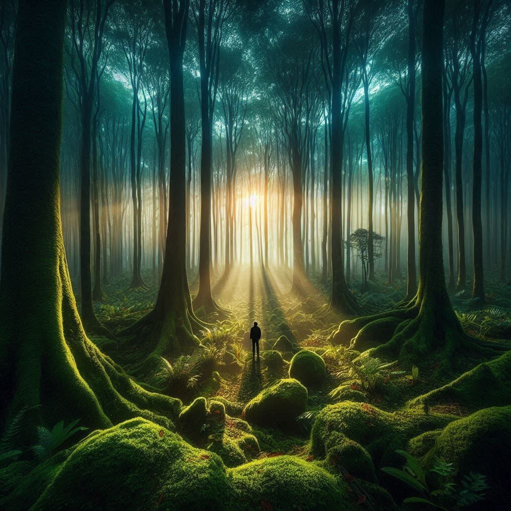 Primate in the Deep Pine Forest 5