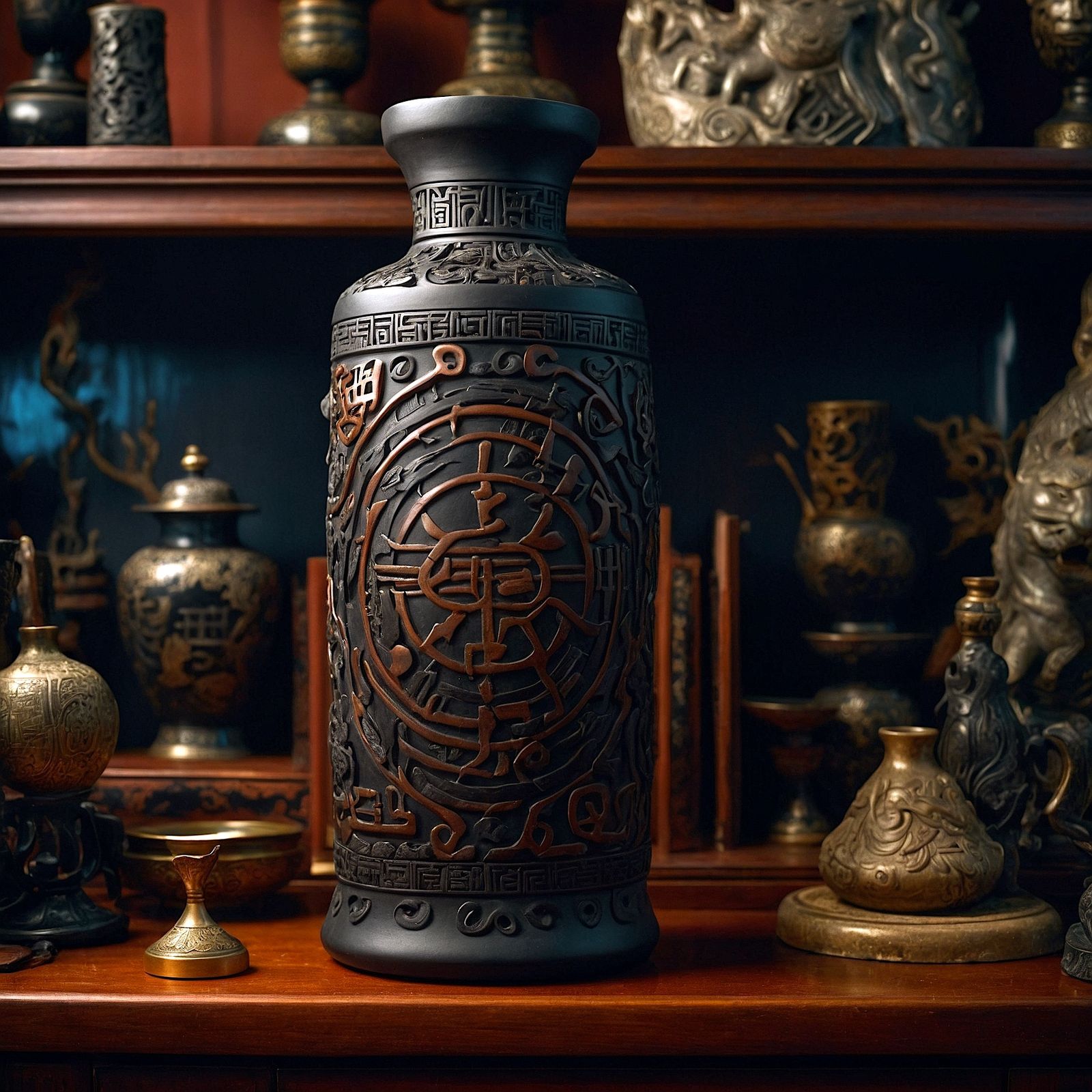 157 – "Then he modeled about a dozen similar vases, filled w...