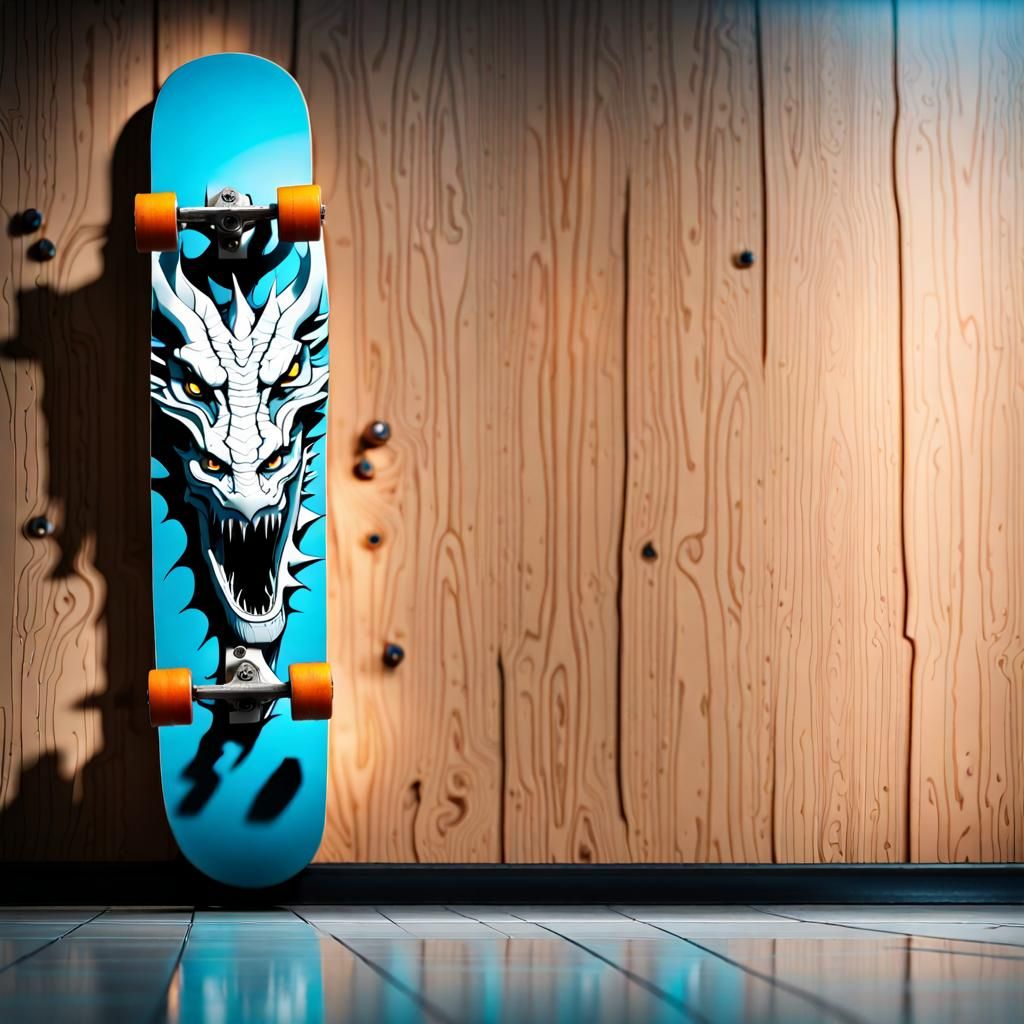 Skateboard AI Generated Artwork NightCafe Creator