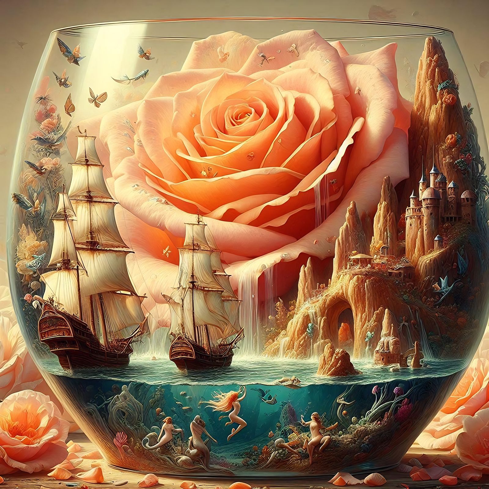 Coast of Roses  by @xXPurpurmondXx