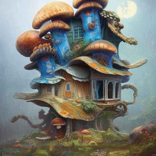 Mushroom house