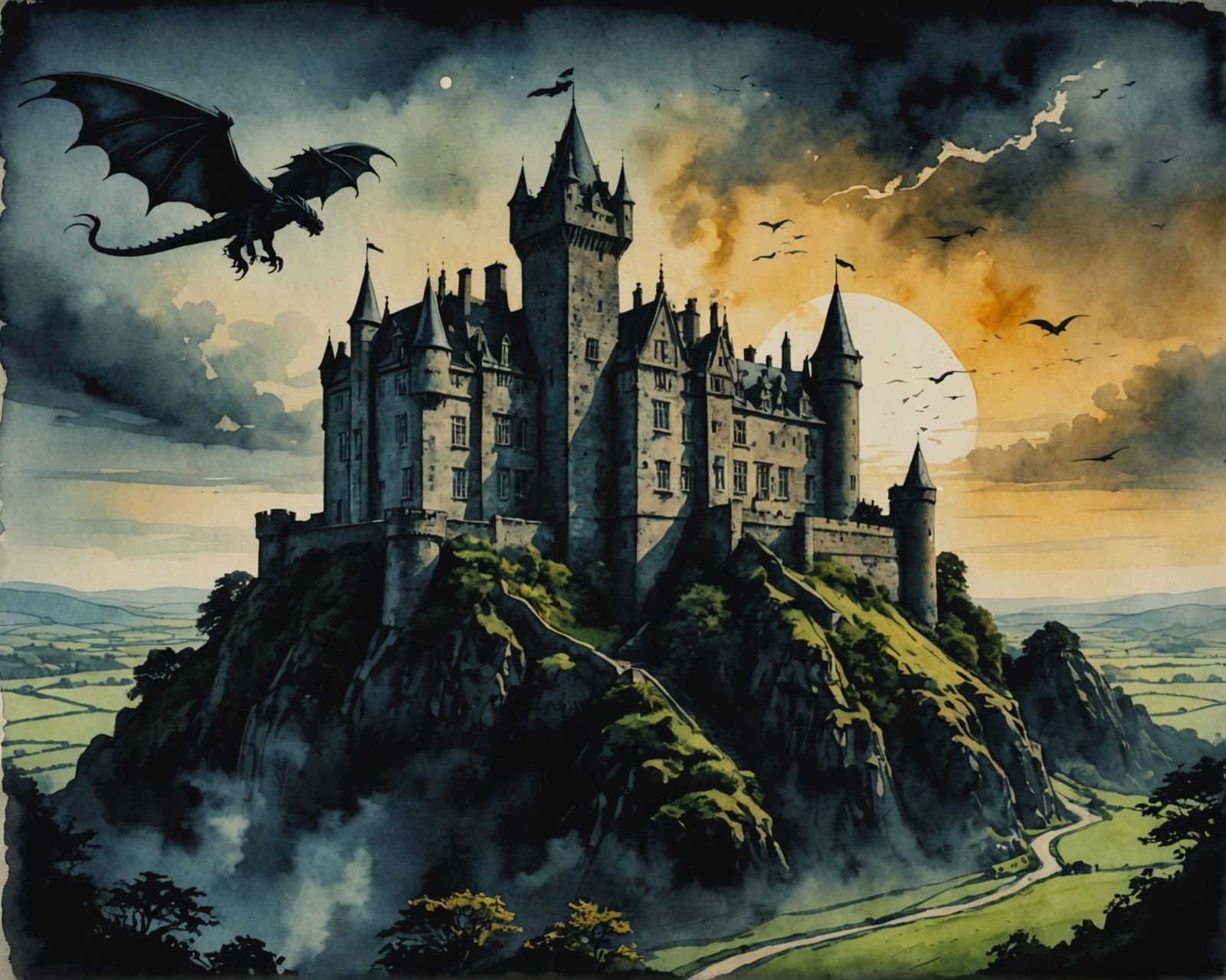 An Ancient Irish Tale  by @EmzMc