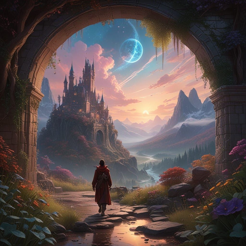 I skip randomly through reality though parallels and planes the secret portals that no one knows but are open for me to transverse detailed...