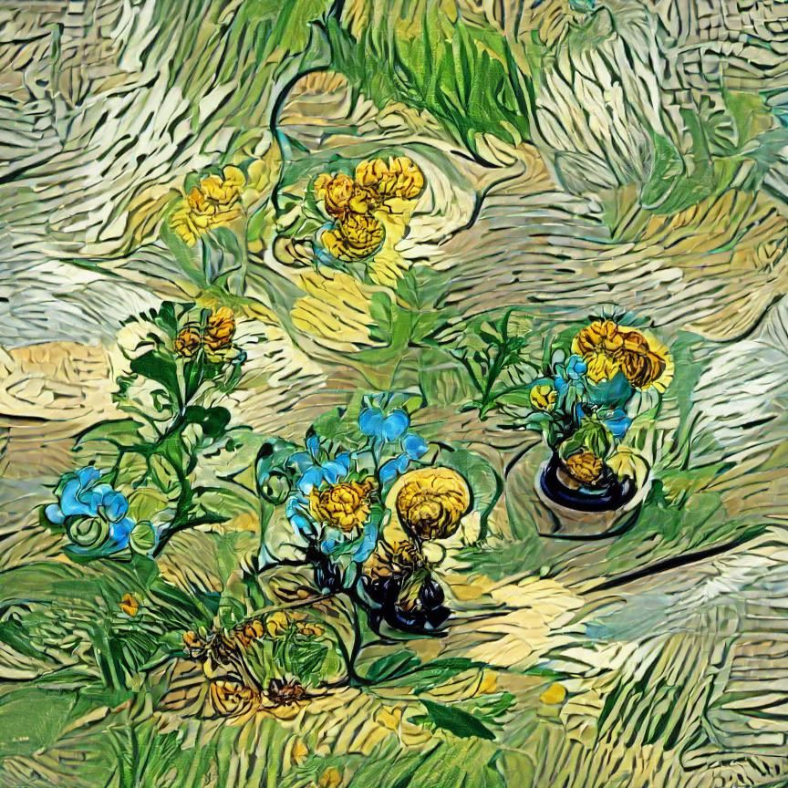 garden flowers Van Gogh