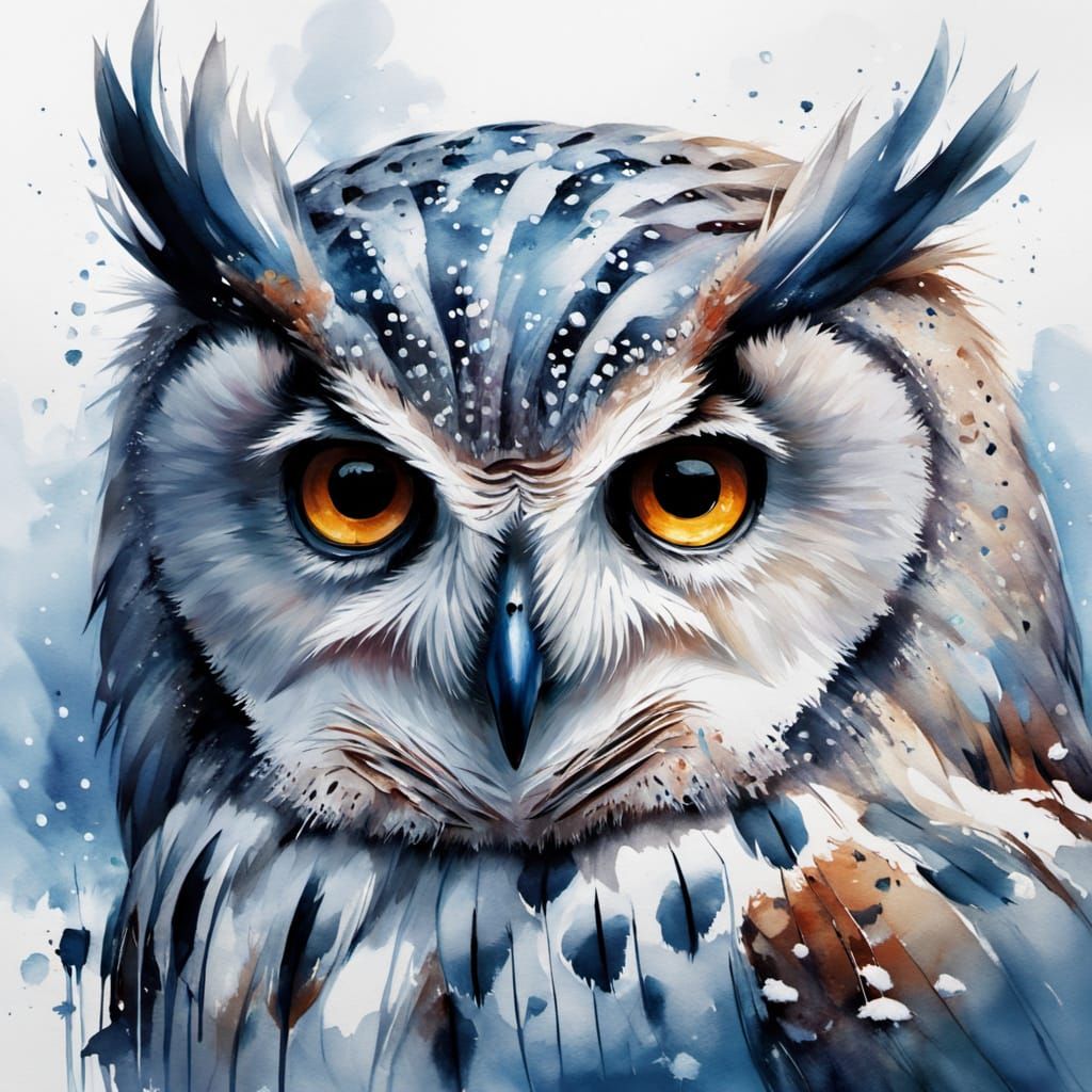 Owl portrait ! 
