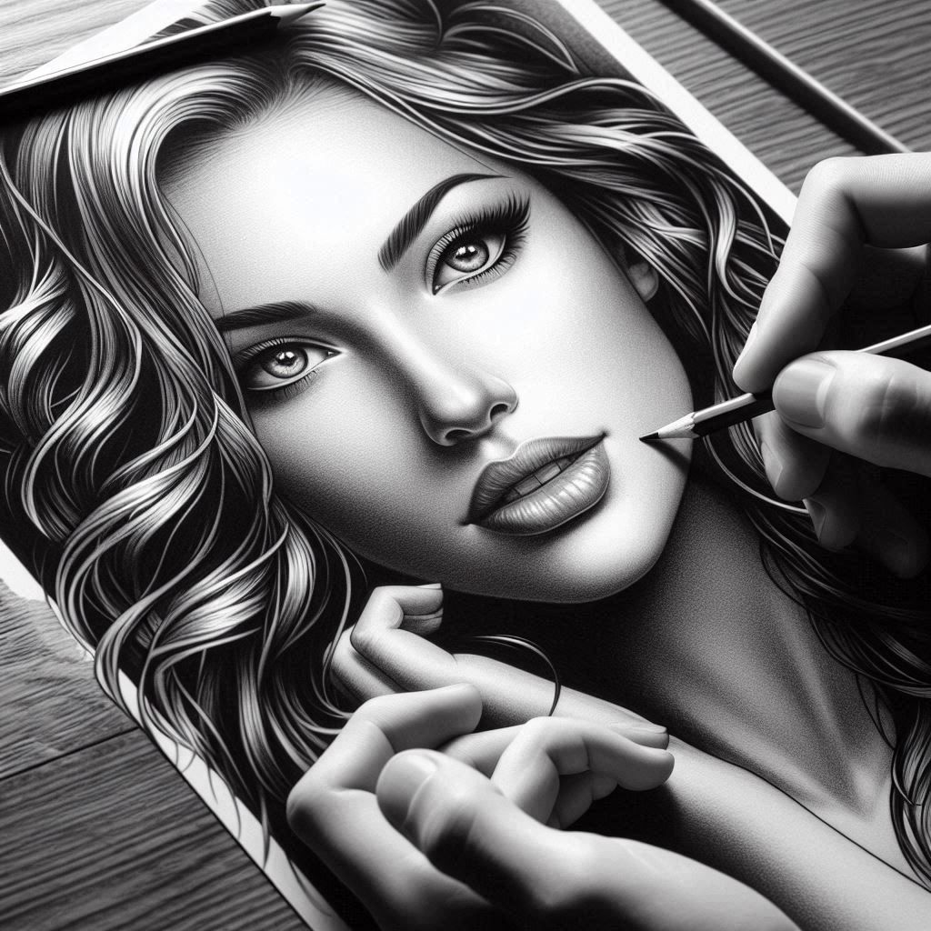 Drawing of a girl
