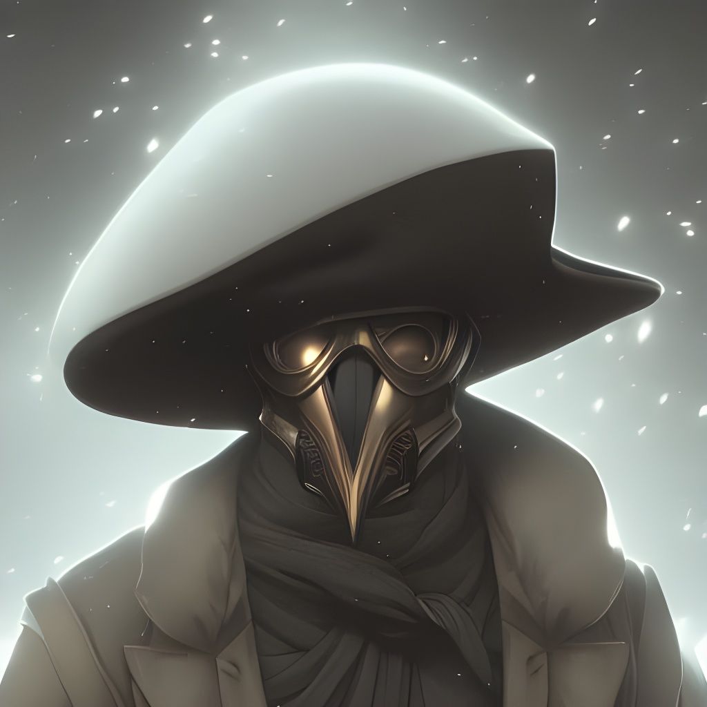 Snowy Portrait of a Plague Doctor - AI Generated Artwork - NightCafe ...