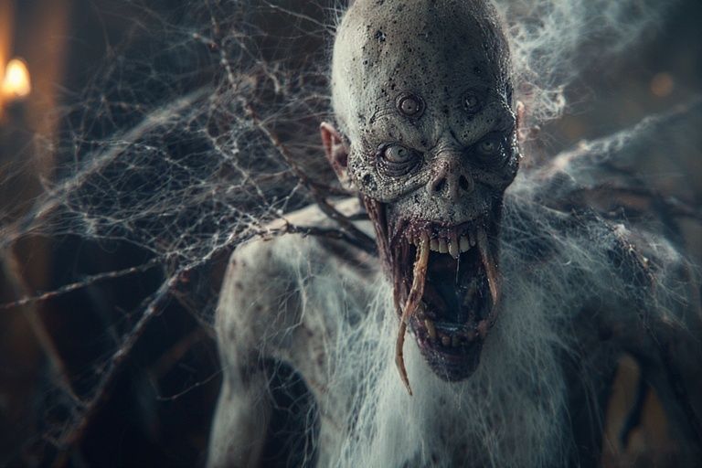 Terrifying night terror evil spider creature I just made