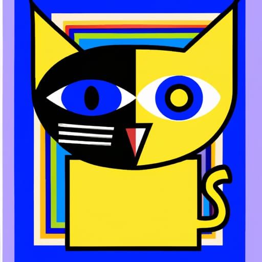 Picasso cat - AI Generated Artwork - NightCafe Creator