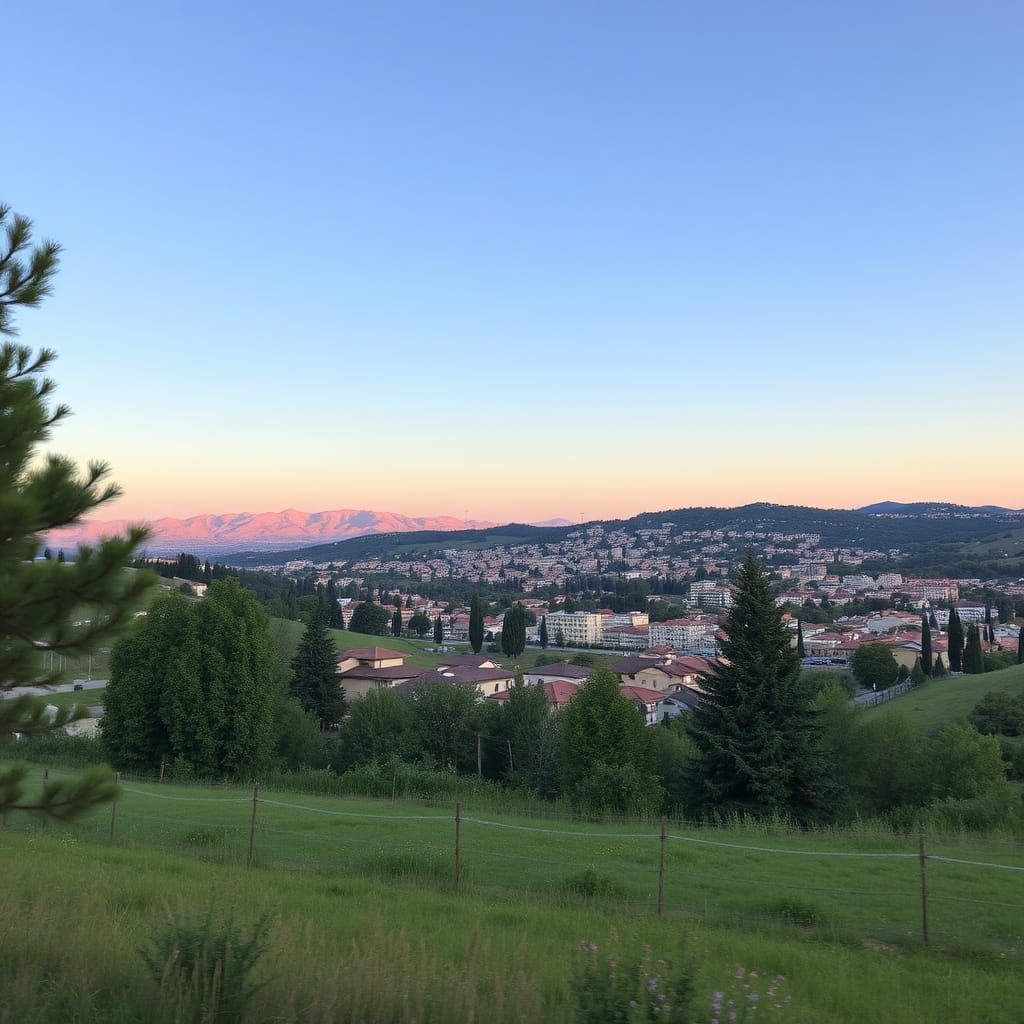 Futuristic Vehicle Convoy in a Sci-Fi Landscape