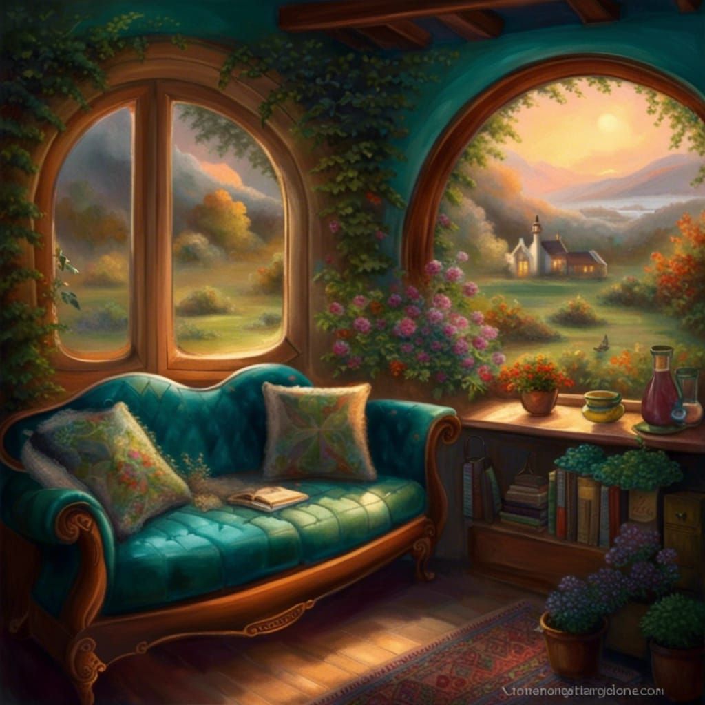 Cozy Corner - AI Generated Artwork - NightCafe Creator