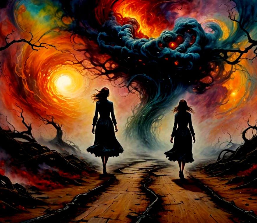 Like a moth to a flame