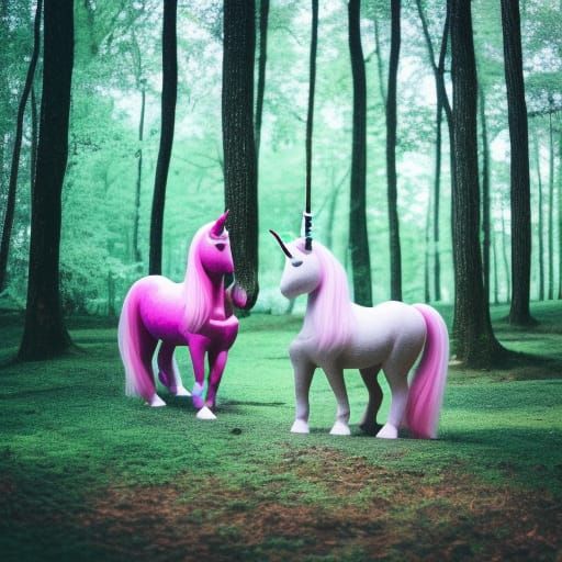 Magical Unicorn forest