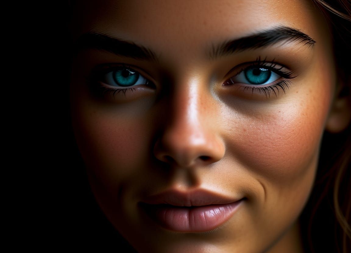 Angel eyes Goddess high contrast