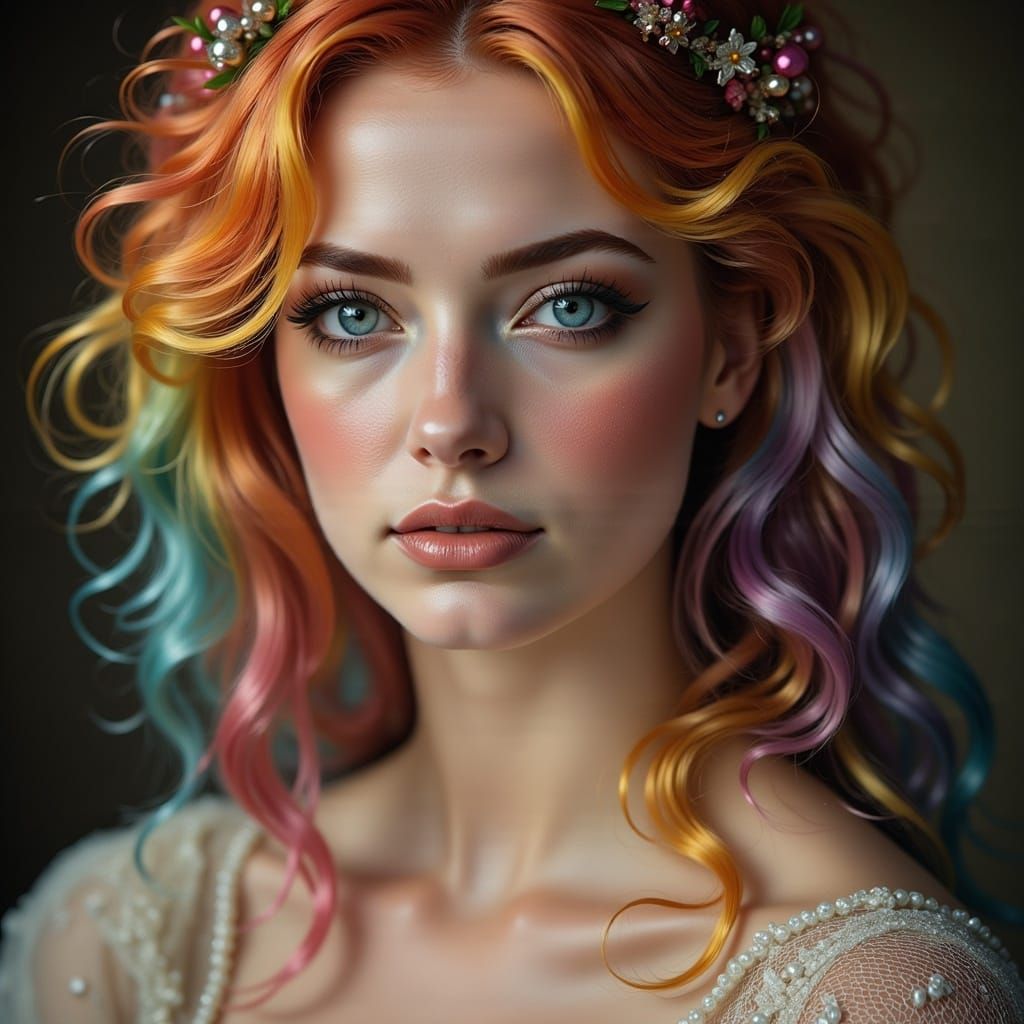 <lora:Pretty Portraits:1.0> Vintage portrait photography. Cl...