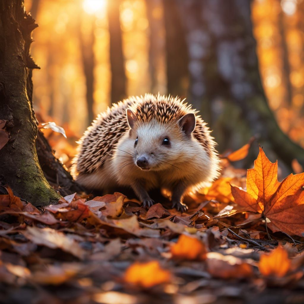 (masterpiece, ultra-detailed, whimsical fantasy realism, 8k HDR)

Scene: A group of small animals frolic ...  by @SEA1337