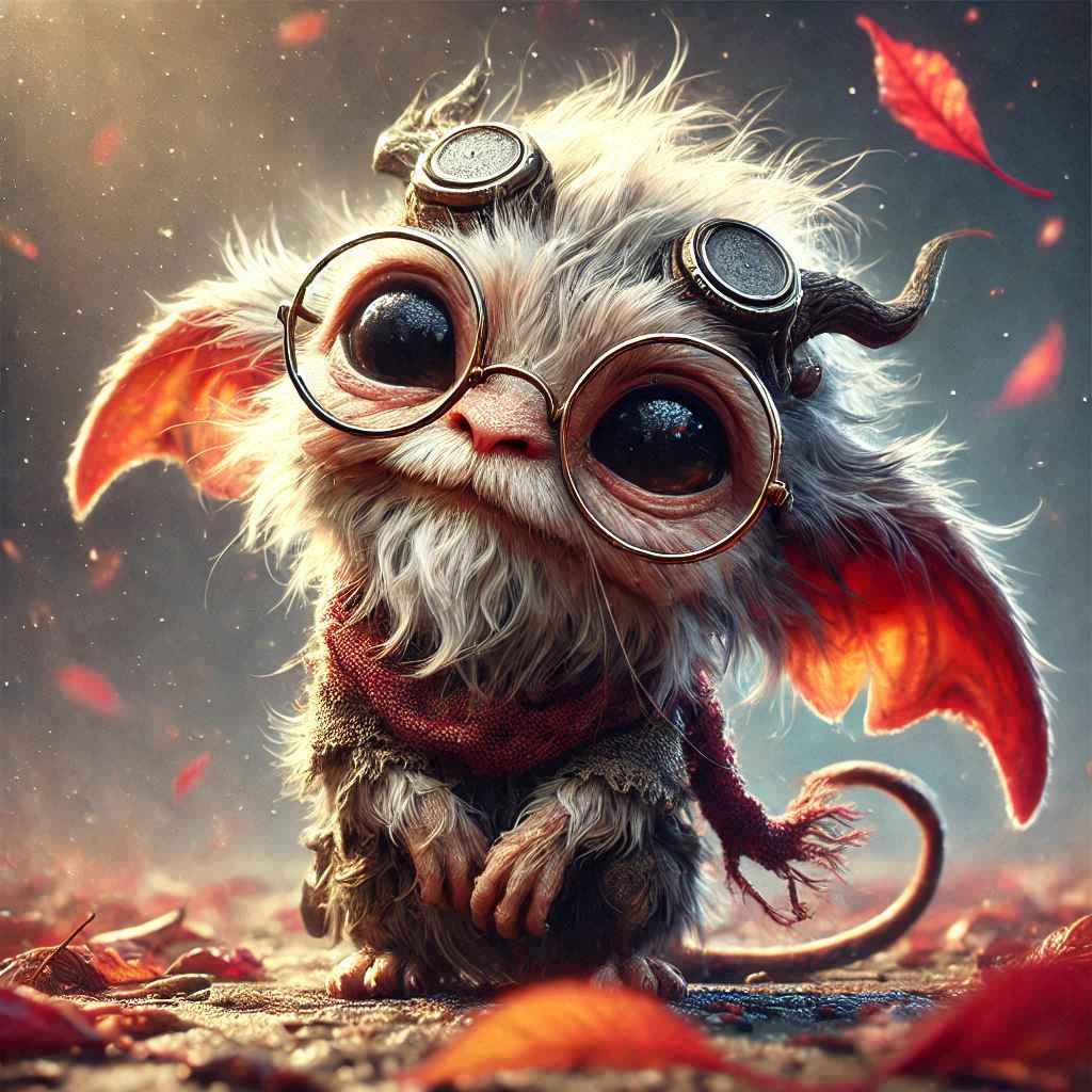 adorable fairy-tale fantasy creature portrait..