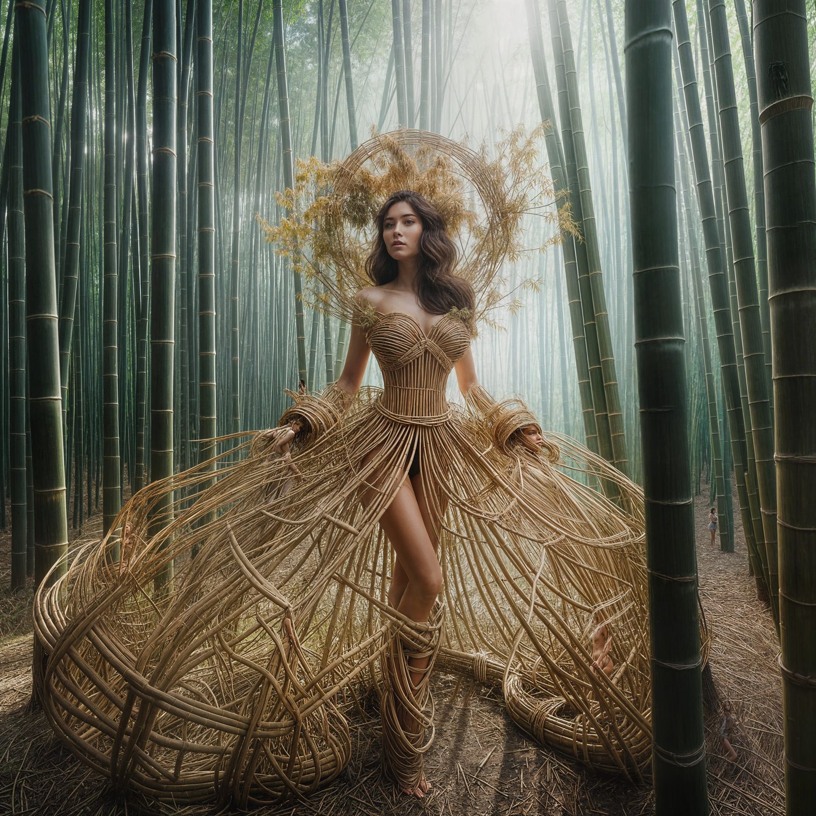 Clad in bamboo