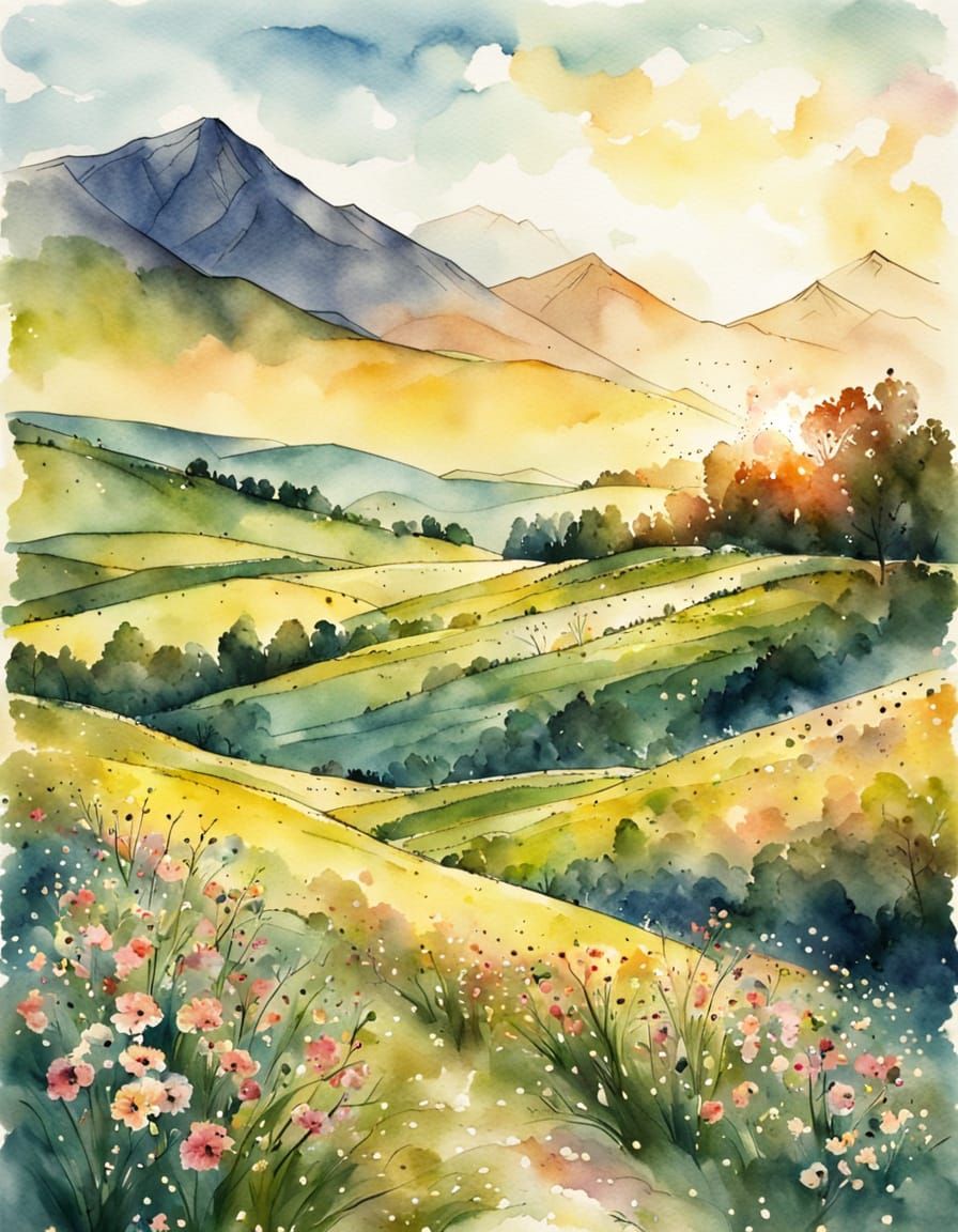 Spring Landscape.  by @Rosien_HoH