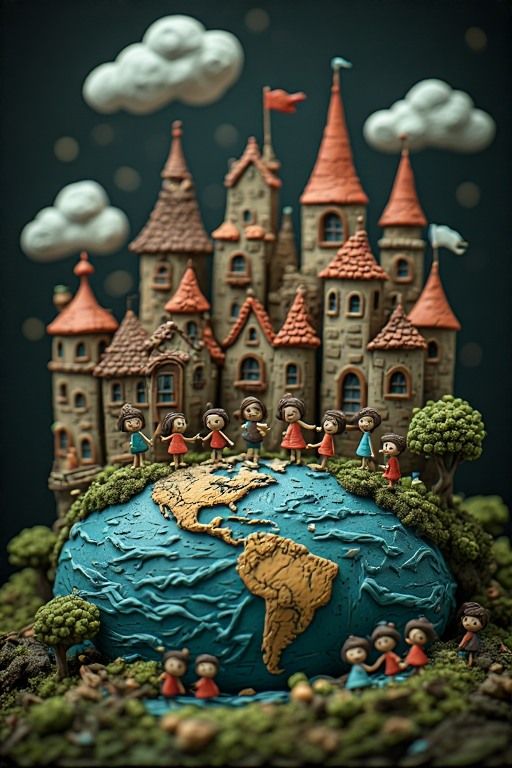 Once upon a time the world was round