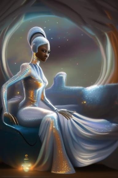 World of the Future ethereal fantasy hyperdetailed mist Thom...