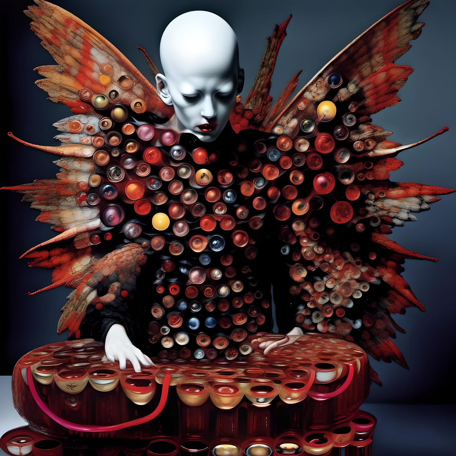 Abstract Fluid Cosmos: A Translucent Supernatural Vision