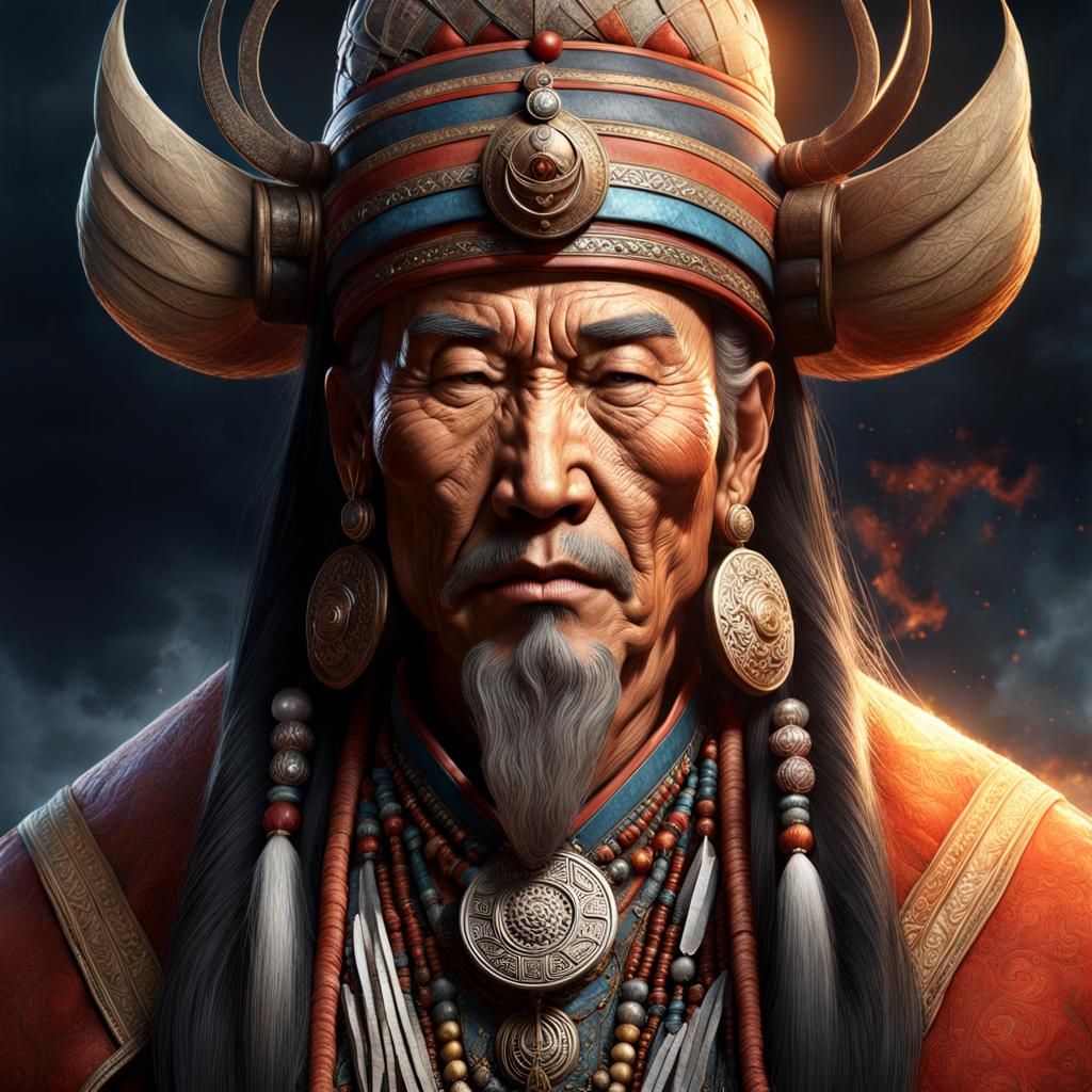 Mongol shaman - AI Generated Artwork - NightCafe Creator