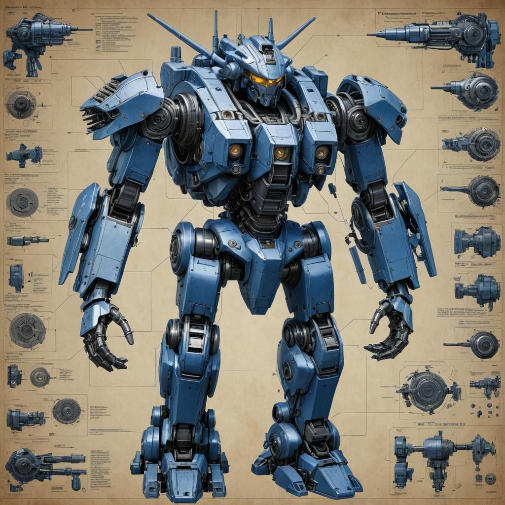 Mecha Protectron  by @undefined