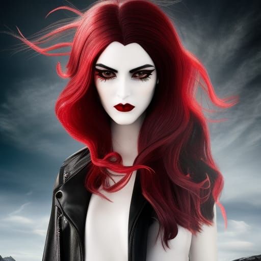 Beautiful Vampire Girl - AI Generated Artwork - NightCafe Creator