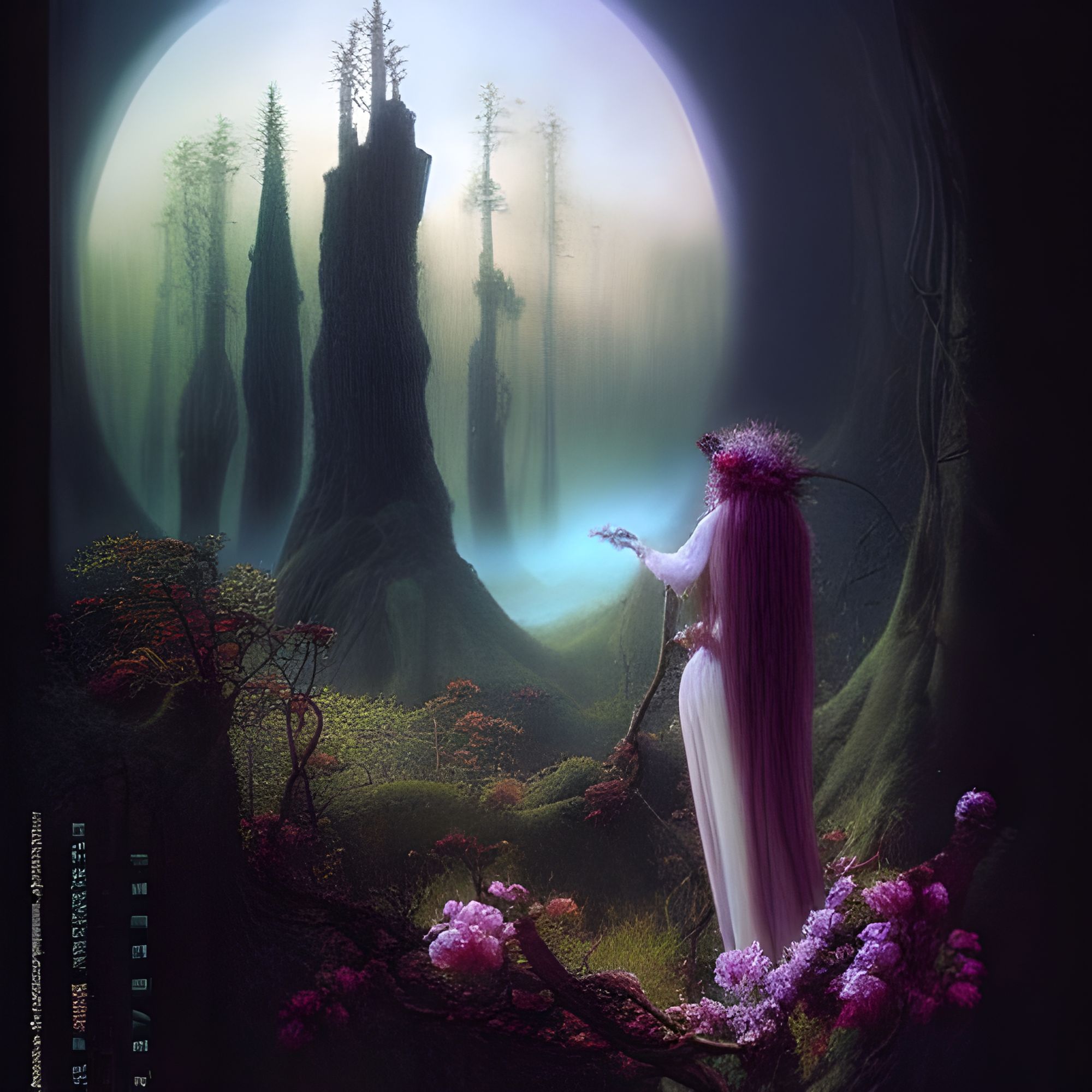 Fallow mystic forest goth dream Ferdinand Knab gothic art 