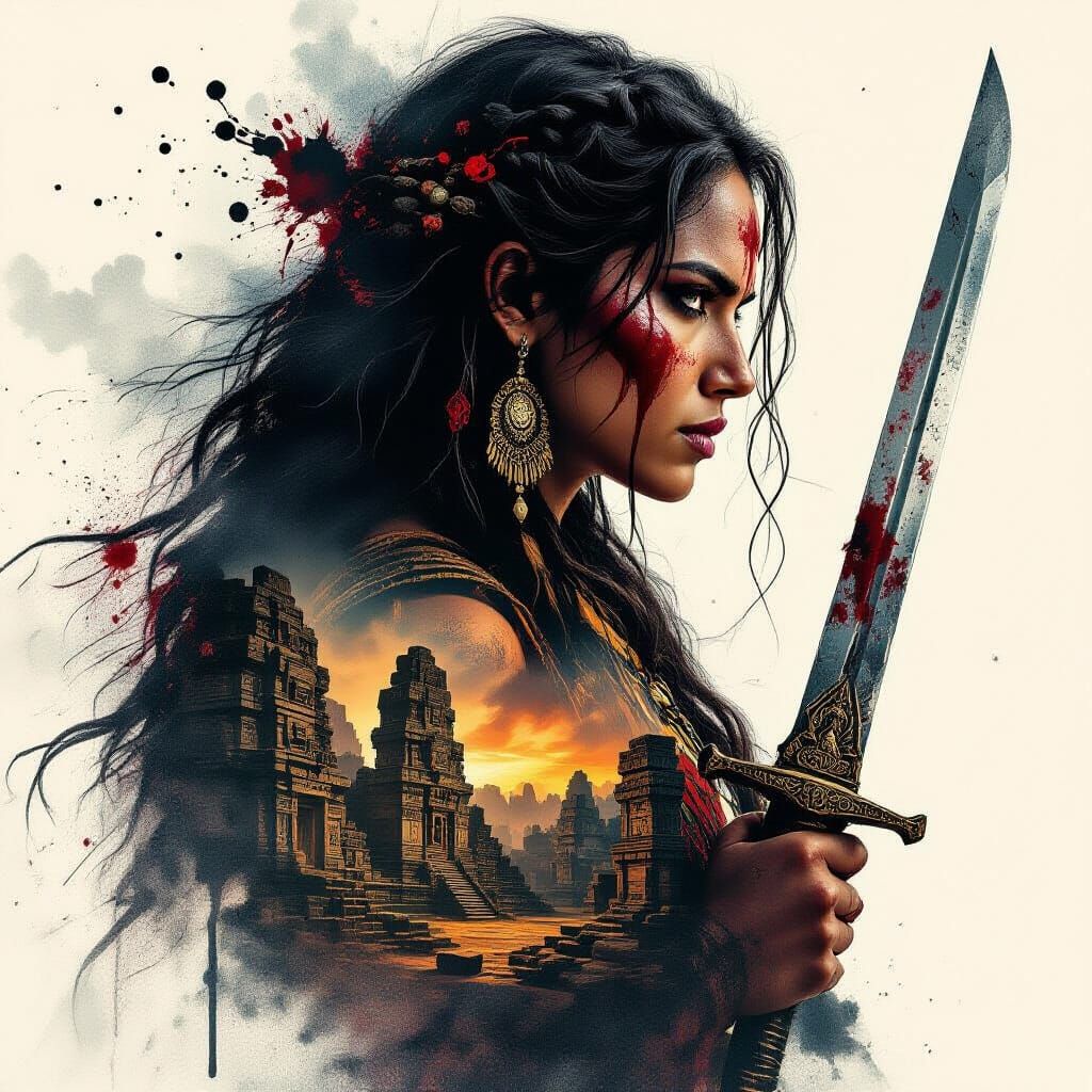 Mayan Warrior  by @Mayhem