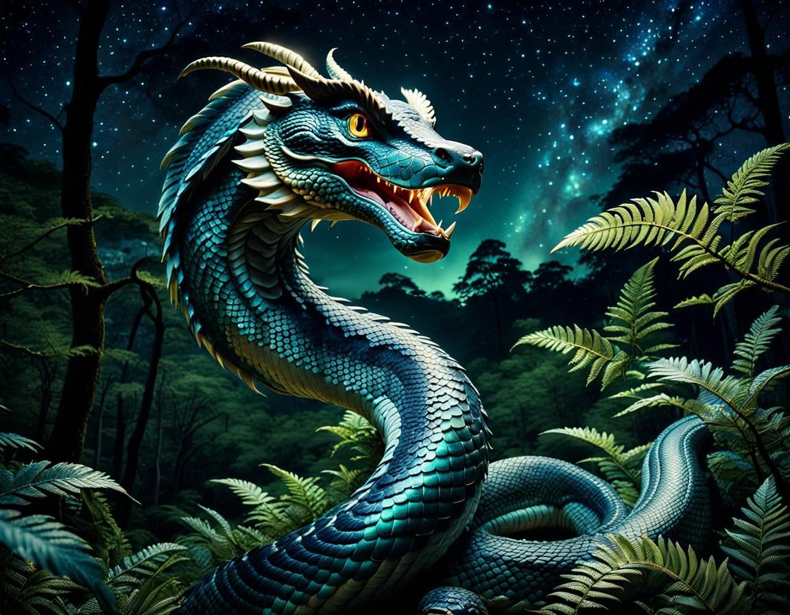 Mythical Serpent: Gleaming Serpent of the Stars