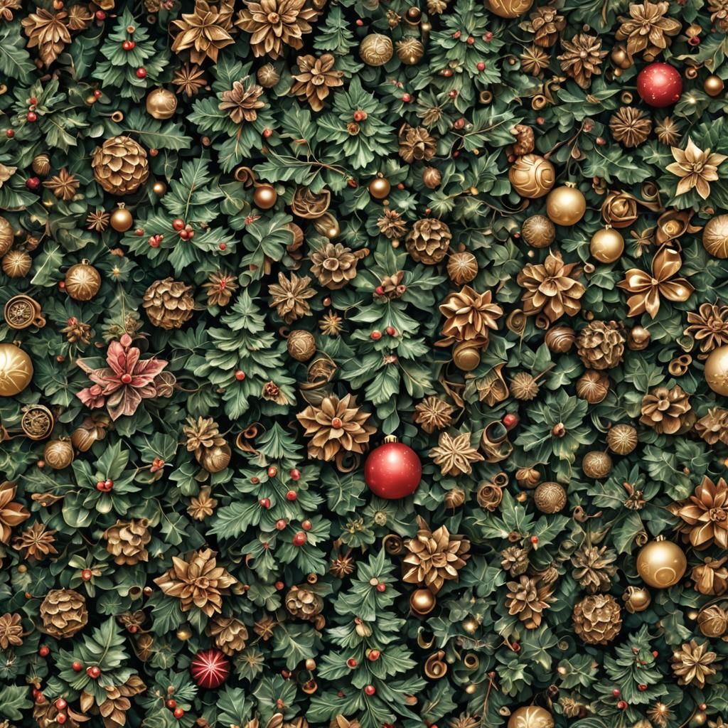 Christmas backing paper